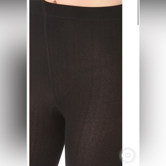 Plush fleece lined black tights! - Picture 3 of 3